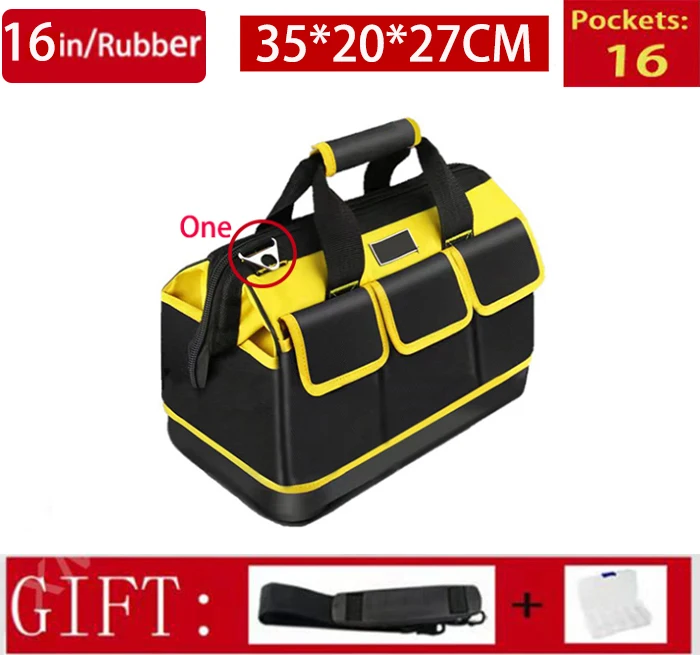 mini tool bag 2022 New Electrician Bag Tool Organizers Portable Multi Pocket Waterproof Tool Kit Function Tool Bag 1680D Oxford Cloth Bag mechanic tool bag Tool Storage Items