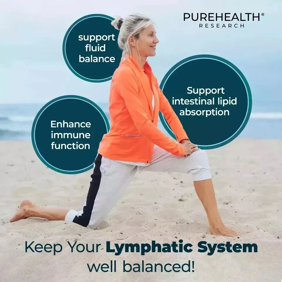 1 bottle health capsule reduces swelling in the lymphatic system improves resistance promotes growth is a health food
