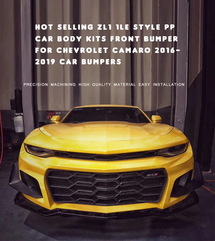 Hot Selling ZL1 Style Car Body Kits Front Bumper for Chevrolet Malibu XL 2016-2019 ABS Material Exterior Parts
