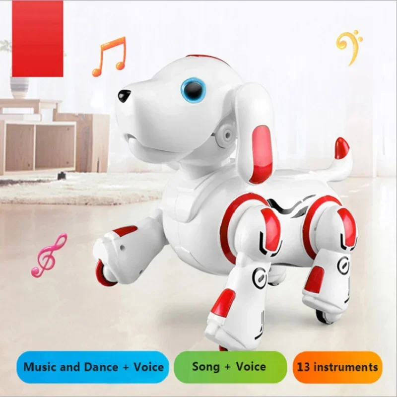 837 Remote Control Dog Electronic Interactive Programmable & Smart Dancing RC Robotic Puppy Pets Toys Kid Gift Christmas robot 3
