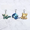 Game Chibis Cartoon Keychains for Accessories Bag Shadow Milk Pure Vanilla Mystic Flour Candy Apple Cookie Keyrings Kids Gift 1