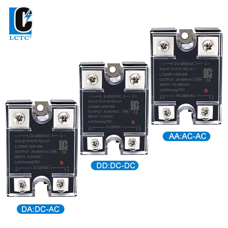 SSR 80DA 80A DC To AC Solid State Relay (relais à semi-conducteurs DC SSR 80DA 80A DC To AC Solid State Relay (relais à semi-conducteurs DC