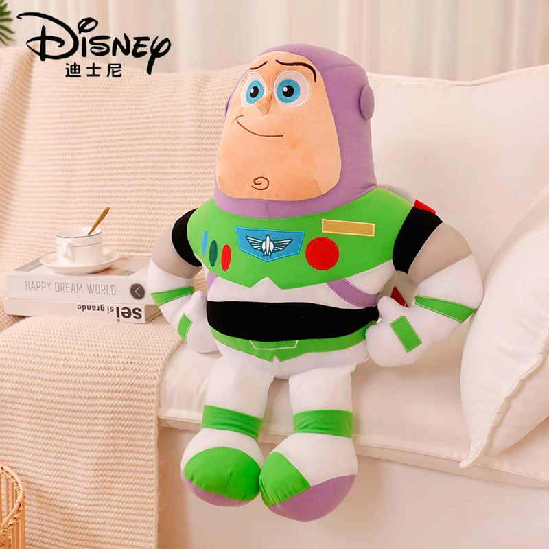 

Disney Creative Cartoon Buzz Lightyear Plush Doll Sofa Throw Pillow Large Cloth Doll Pp Cotton Filled Birthday Christmas Gift
