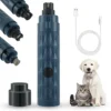 2 Speed Dog Nail Grinder With LED Light Rechargeable Powerful Electric Pet Nail Trimmer Painless Paws Grooming And Smoothing