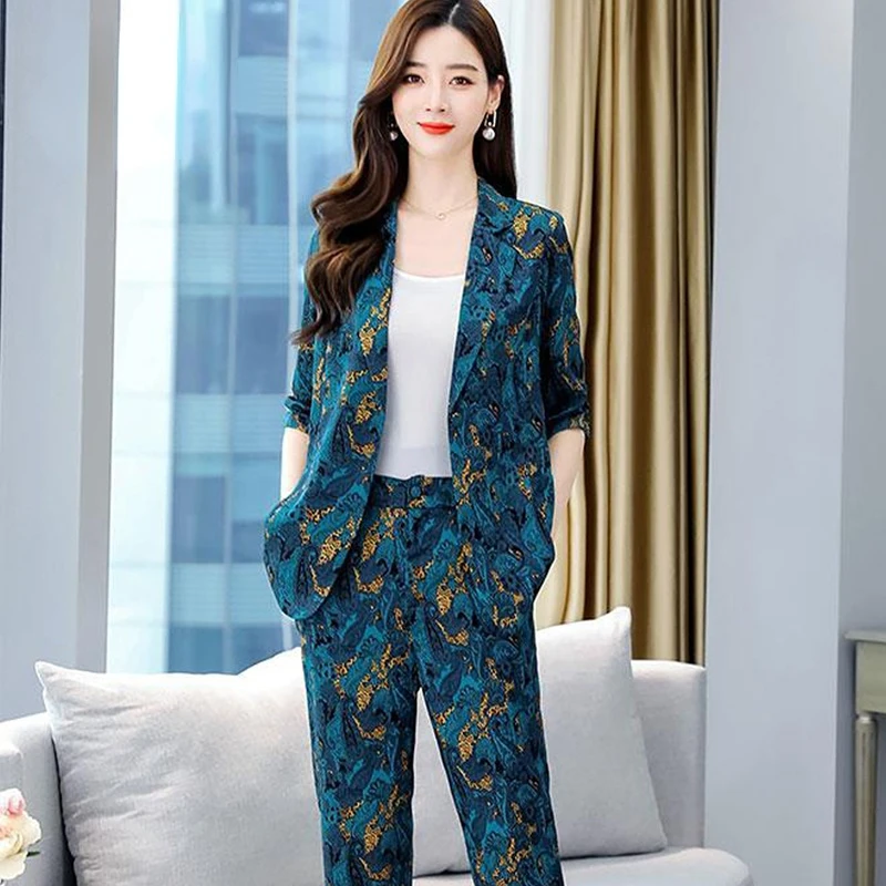 Premium Set Women's 2023 Spring/Summer New Short Suit Two Piece Set Fashion Temperament Korean Version Same Suit