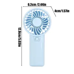 Portable Rechargeable Quiet Mini Fan for Travel and Outdoor Use (D)