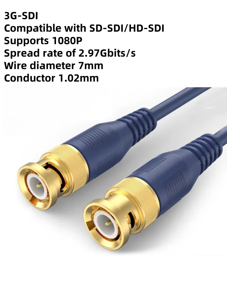 12G-SDI Cable,3G-SDI,BNC Connecting Cable Q9 Plug Monitoring Signal Transmission Line SYV75-5 Coaxial Cable,5m,10m,15m,20m,25m