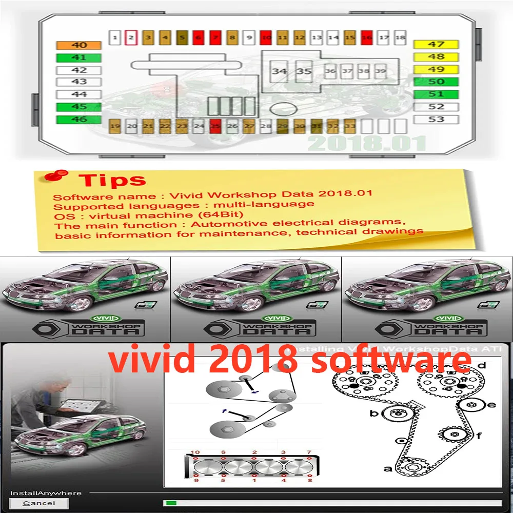 

2023 Hot Automotive Vivid Workshop 2010 or DATA 2018.01 (Atris-Technik) Europe Repair Software Atris Parts vivid 2018 software