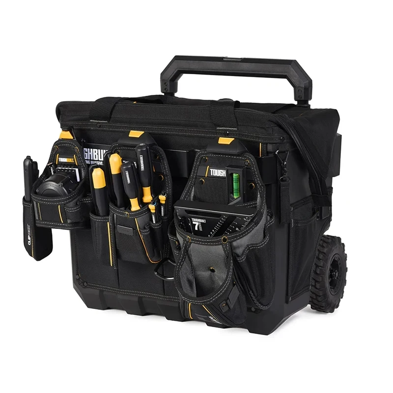 TOUGHBUILT TB-CT-61-14/18/22 Large/X-Large/XX-Large Massive Mouth Bag Durable Multi-Functional Waterproof Push-Pull Toolkit 6
