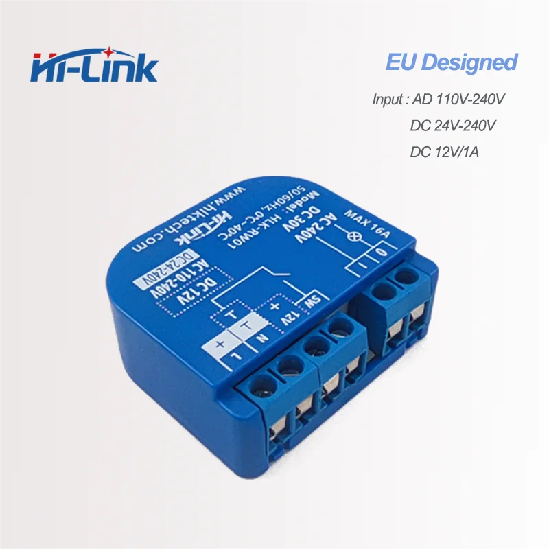 Hi-Link New Professional Remote Control Terminal Launched HLK-RW01 Remotely Control Relay Through APP Support TmallGenie Alexa