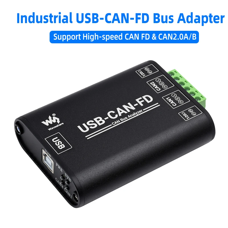 Industrial Grade Can Can fd Bus Data Analyzer Usb para Can fd Adaptador Alta Velocidade Bus Comunicação Interface Card