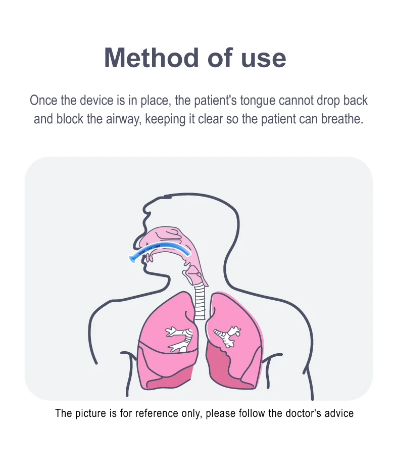 5PCS/12PCS Schlaf Nasopharyngeal Airway Nasal Pharyngeal Kanal Gesundheit Pflege Werkzeug Zubehör Helfen Schlaflosität Notfall Erste Hilfe – Detail 5