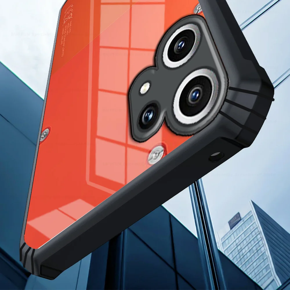 Clear Acrylic Protective Phone Case with Camera Shield