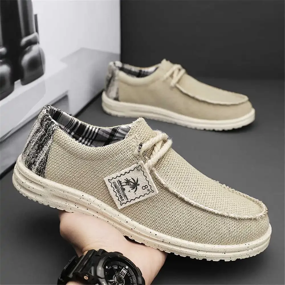 Does Not Slip Round Foot Man Blue Shoes Vulcanize Boot Without Heel Sneakers Man Size 47 Sports Play Tenus China Holiday 3