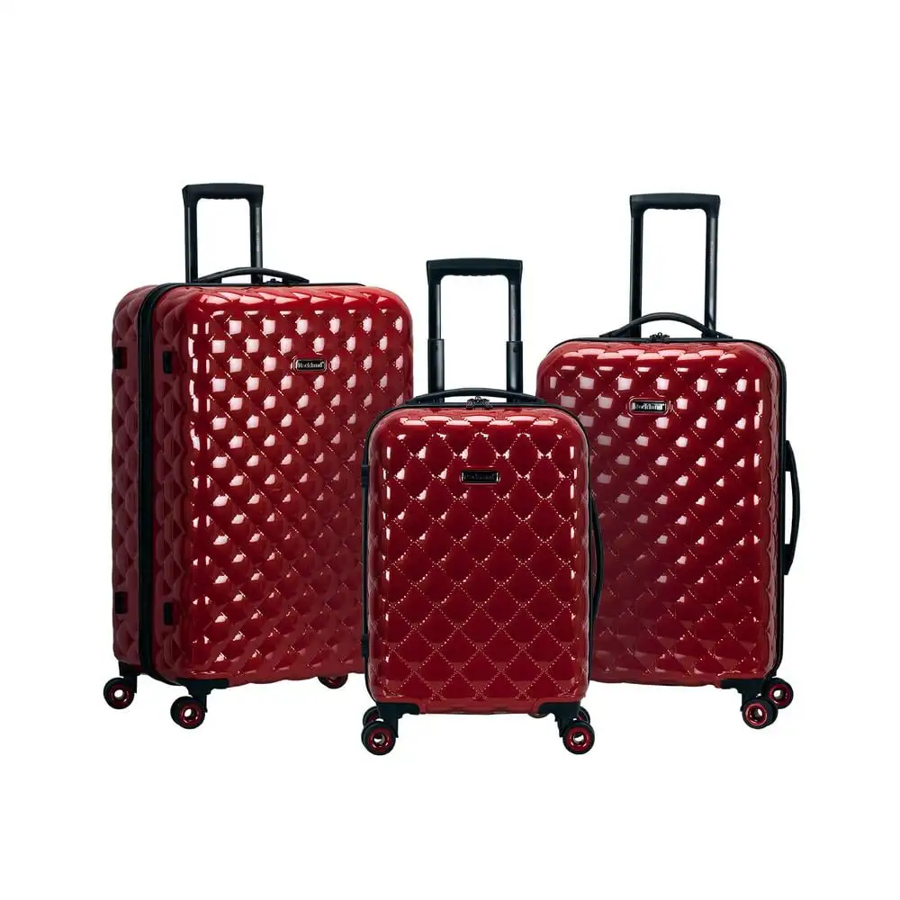 

Rockland Luggage Quilt 3-Piece Hardside Polycarbonate Luggage Set