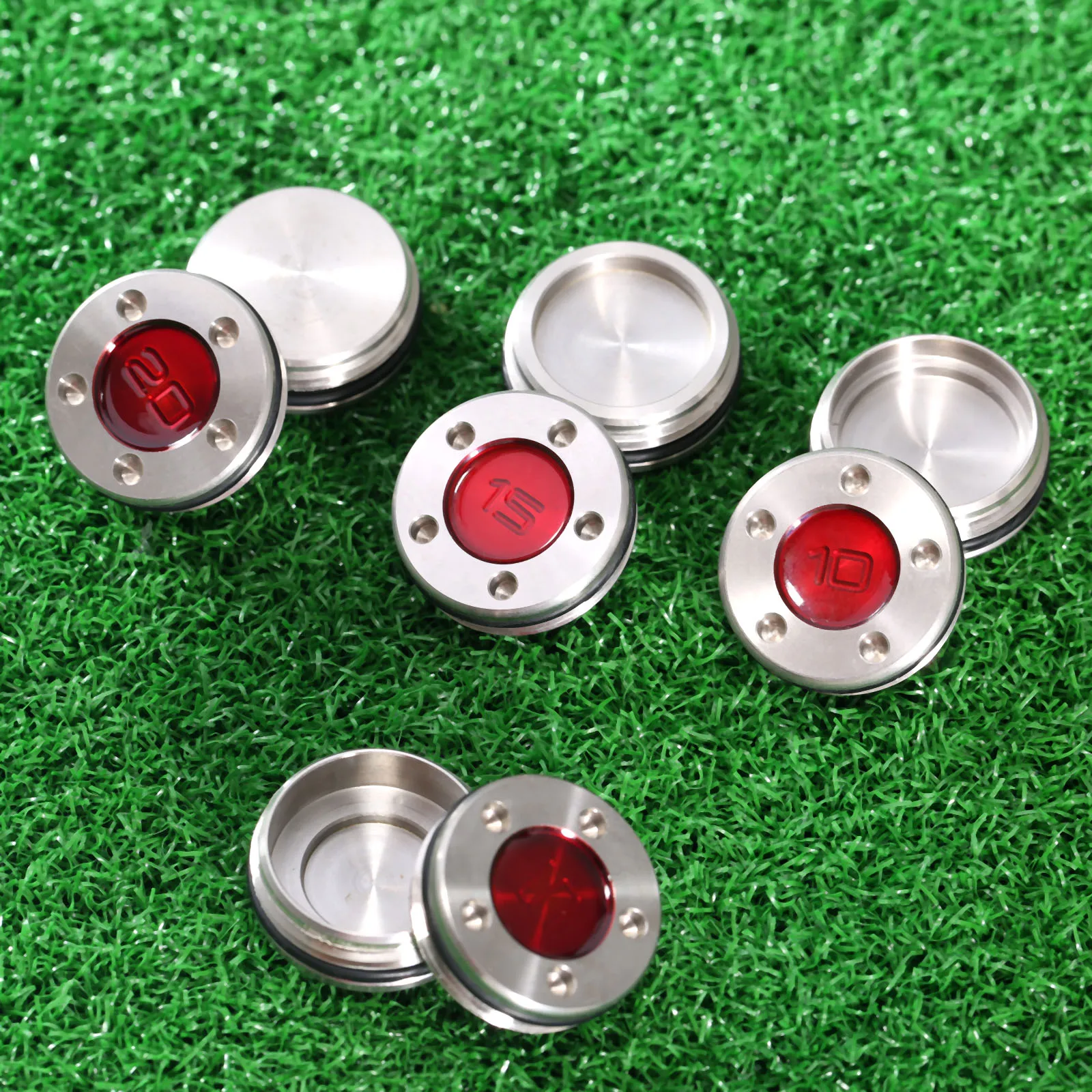 2 Pezzi Rosso Di Alta Qualità In Acciaio Inossidabile Golf Putter Pesi Viti Per Scotty Cameron Putters Studio Seleziona Modelli 5G 10G 15G 20G