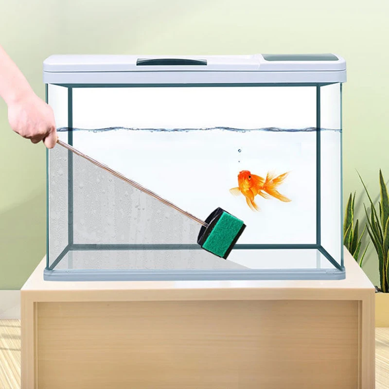 Long Handle Fish Tank Cleaning Brush Algae Removal Aquarium Tool fish tank cleaning brush