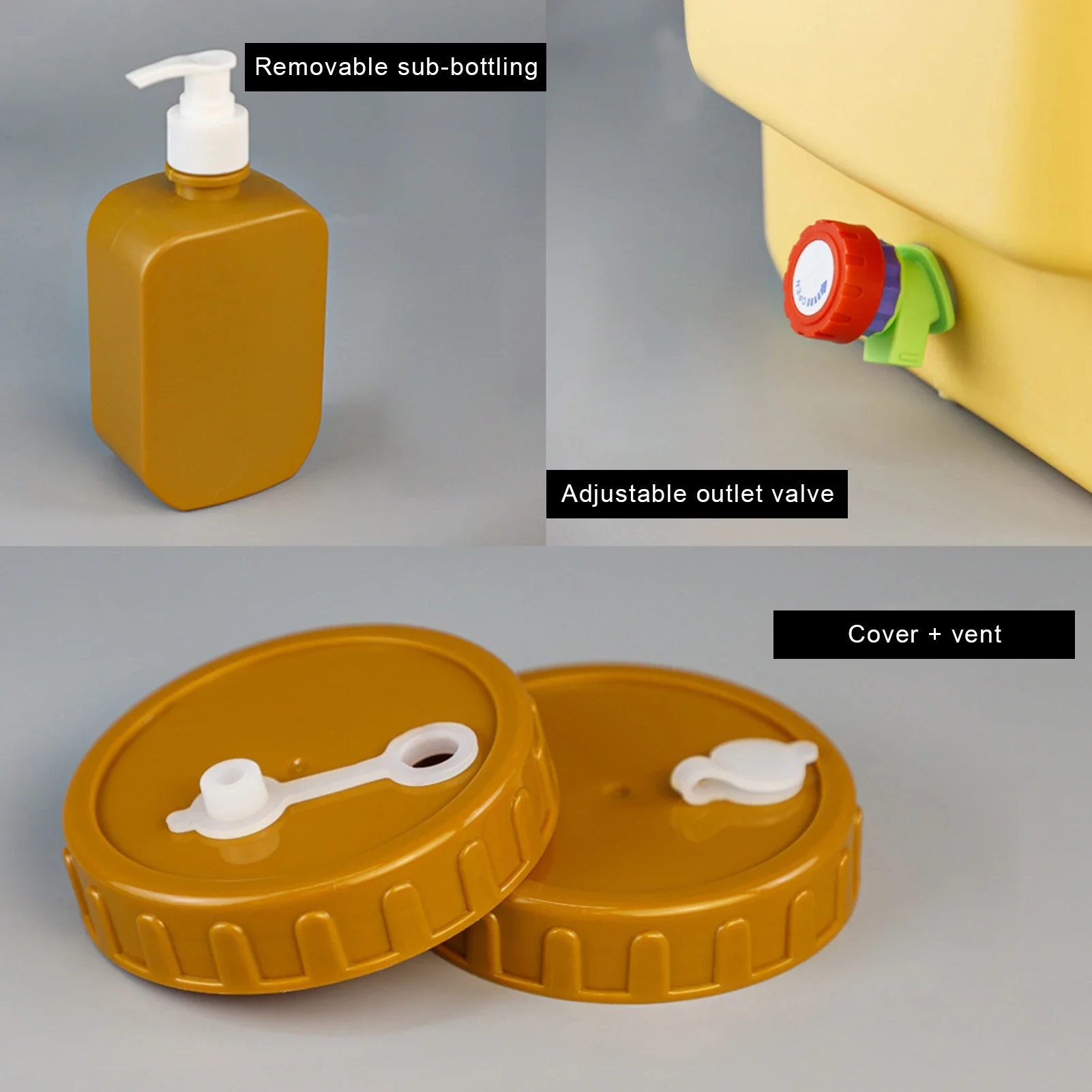 20L Outdoor Portable Bucket Thickened Car Water Tank Portable Driving Water Bucket Tank Container for Camping folding bucket water bucket car wash bucket