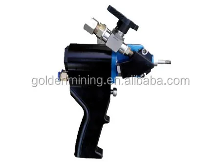 double head dual nozzle spray gun for nano chrome spray A B paint silver nano chrome 3
