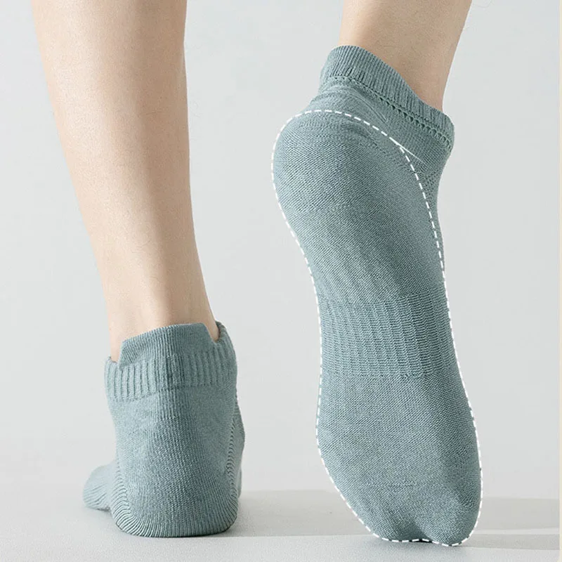 Men's Thin Cotton Non-slip Grip Yoga Socks