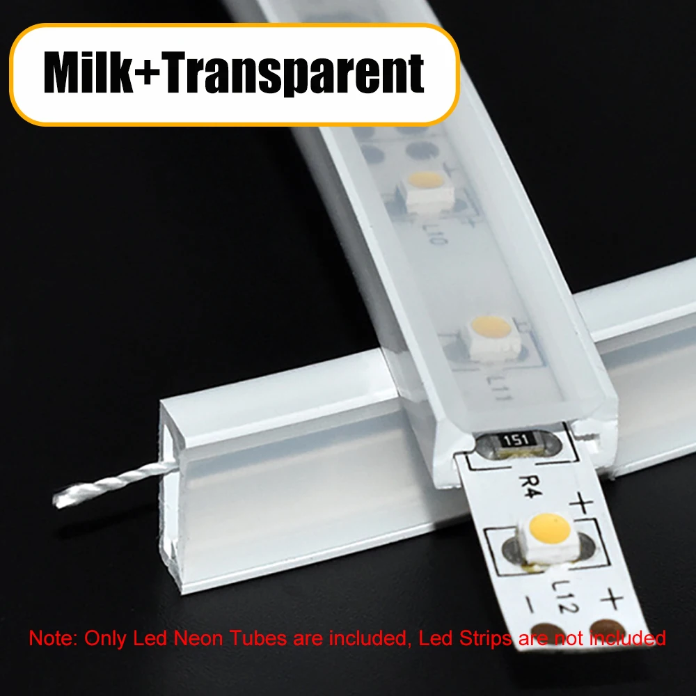 ตัวเลือกสินค้า LED ซิลิโคนยืดหยุ่น ป้องกันน้ำ 8-12 มม. WS2812 Strip