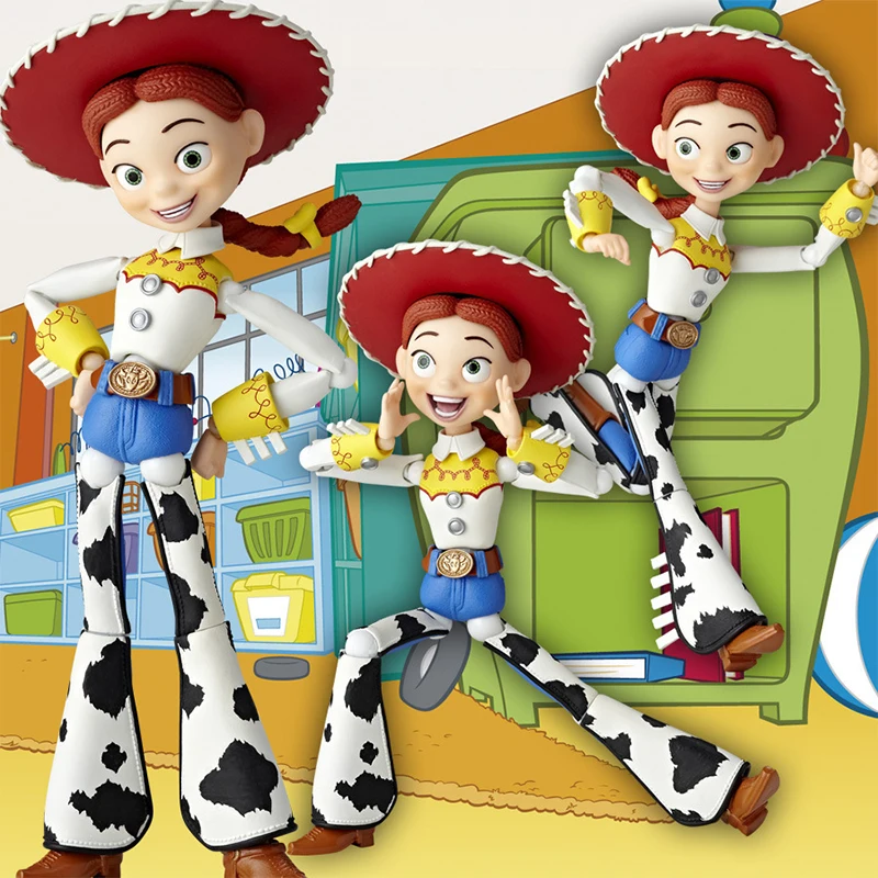 

Toy Story Revoltech NO. 048 Jessie 010 Woody 011 Buzz Lightyear PVC Action Figure Collectible Model Toy kids birthday gift