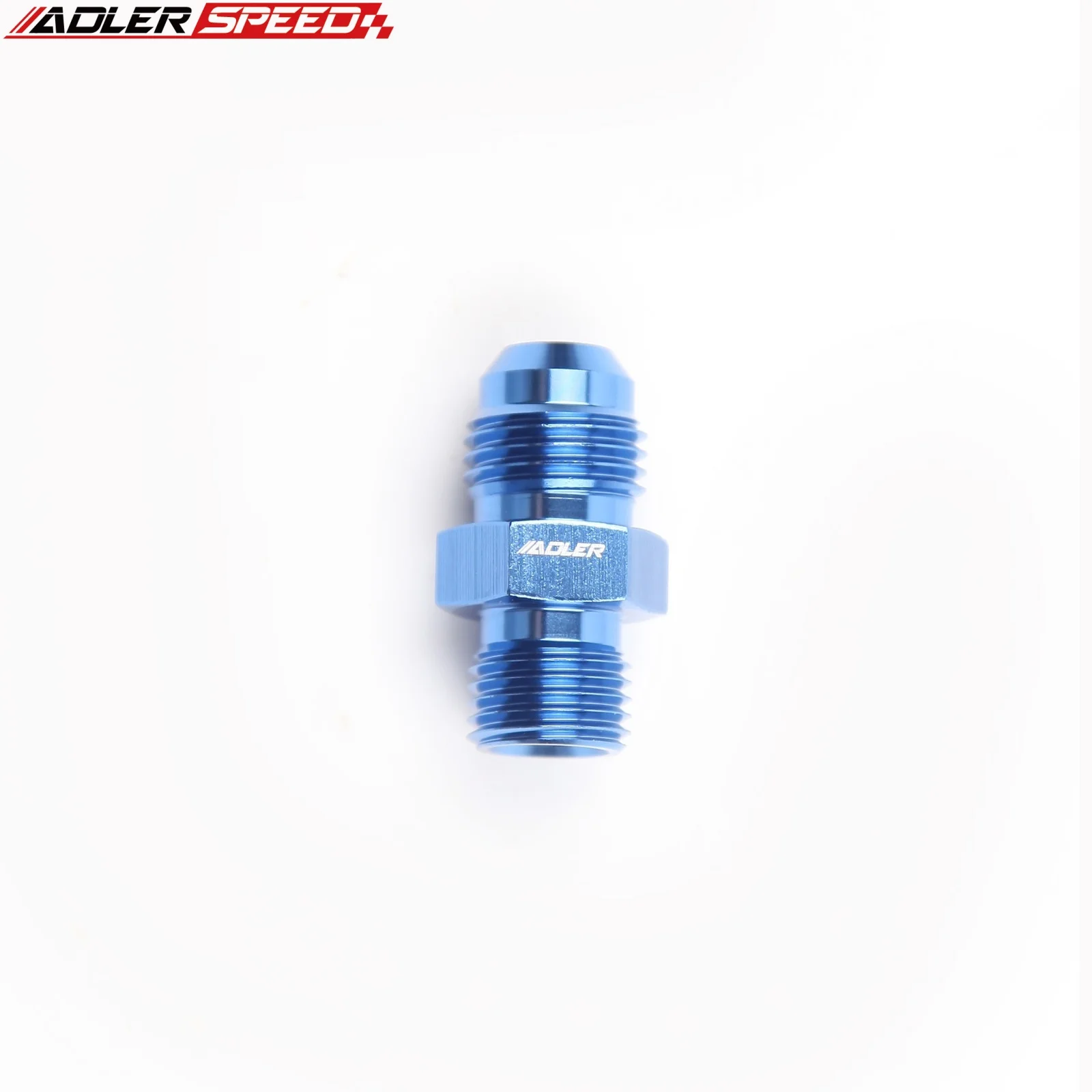 ADLERSPEED 2개 -6AN AN6 JIC 수형 플레어에서 1/2 x 20 UNF 연료 호스 피팅 어댑터 블루