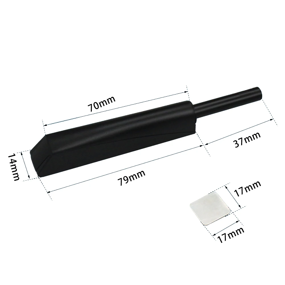 

Push To Open Door Catch ABS Black/Grey/White Bouncer Cupboard Drawer Handle-free Touch Release Catch High Quality