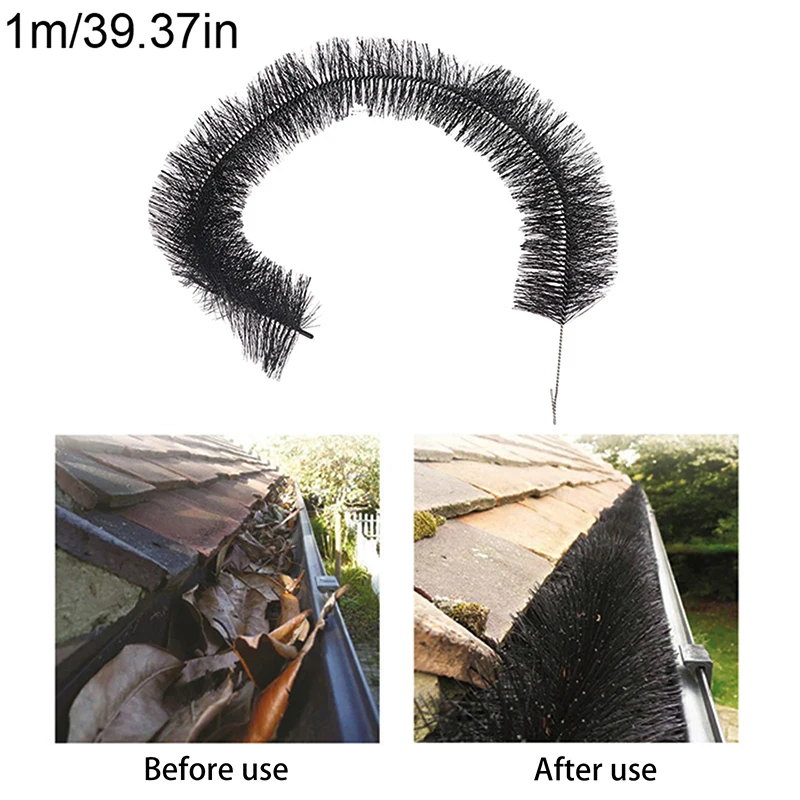 100MMX1M 거터 브러쉬 지붕 잎사귀 방지용 브러쉬, 거터에 잎사귀가 쌓이는..