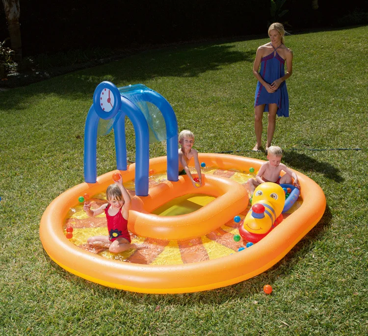 Piscine Gonfiabili Big Ocean Per Bambini Piscine Spray Per Giochi D'Acqua All'Aperto Per Bambini