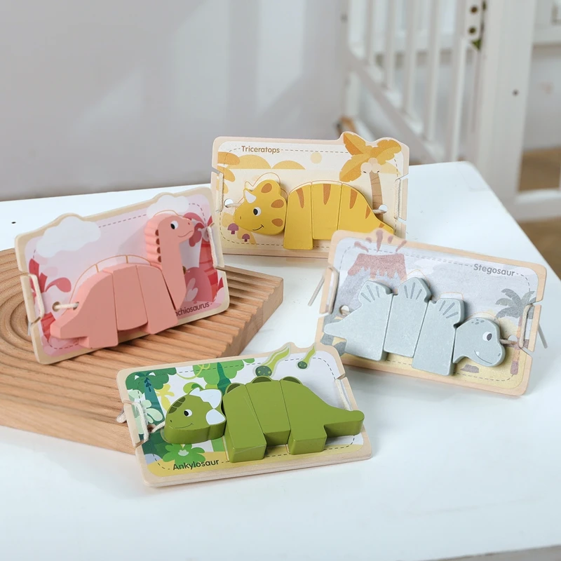 Holz Grundlegende Threading Spielzeug Baby DIY Spielzeug Pädagogisches Montessori Perlen Spielzeug Frühen Kindheit Feinmotorik Entwicklung Geschenke – Detail 20