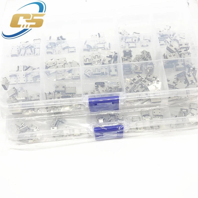 300 개/상자 30 모델 USB 키트 마이크로 USB 커넥터 소켓 충전 포트 커넥터 MP3/4/5 용 잭