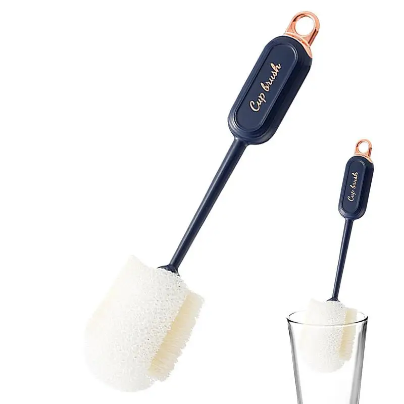 

Water Bottle Brush Bottle Washing Brushes Bottle Brush With Porous Sponge Head Good Adsorption Capacity For Cup Washing Bedroom