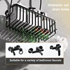 No Drilling Removable Shelf Aluminum Bath Basket Perforation-free Shampoo Rack for Bathroom Shelves For Shower Organizer Storage 4