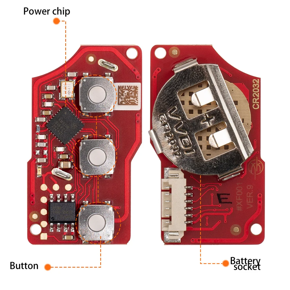 1PC XHORSE XKB520EN Second Generation Wired Remote Supports Wireless Programming For VVDI Key Tool