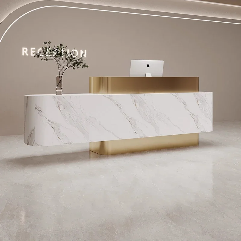 Wall Table Atril Shop Counter Desk Office Desks Reception Salon Bellezza Computer Tables Customer Center Pulpit Stand for Church