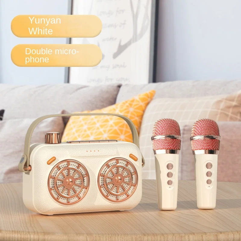 

B155 Wireless Bluetooth Speaker Home KTV Magic Gift Set Portable Outdoor Microphone Sound Integrated Machine
