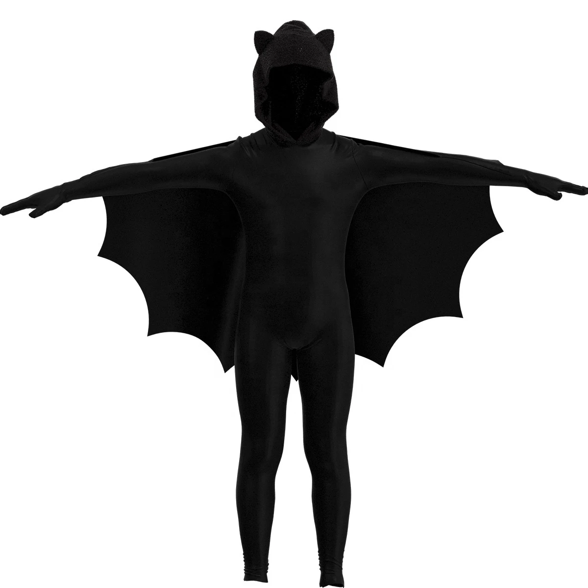 Black Bat Cosplay Costume for Boys Halloween Clothes Marvels Superhero