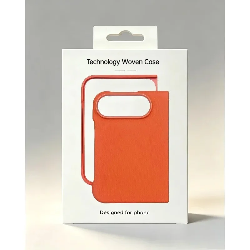 Premium Woven Texture Magnetic Fold Phone Case with Shockproof Protection and MagSafe Compatibility