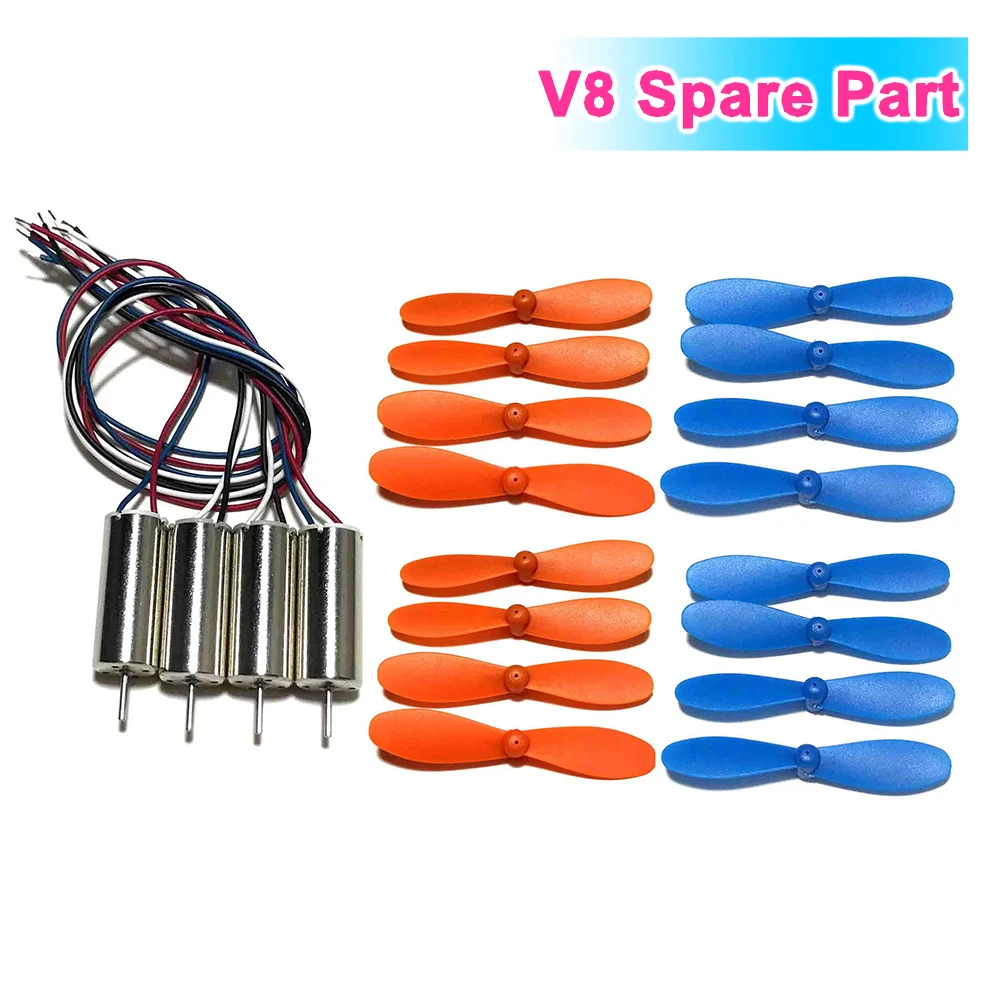 4Drc V8 4D-V8 Mini Drone Pezzo Di Ricambio Cw Ccw Motore Motore/Cw Ccw Lama Elica Ala Accessorio Di Ricambio