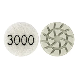 Premium 1 - Inch Polishing Pad for Wet/Dry Use - Ideal for Marble, Granite, and Concrete Surfaces (3000 Grit)