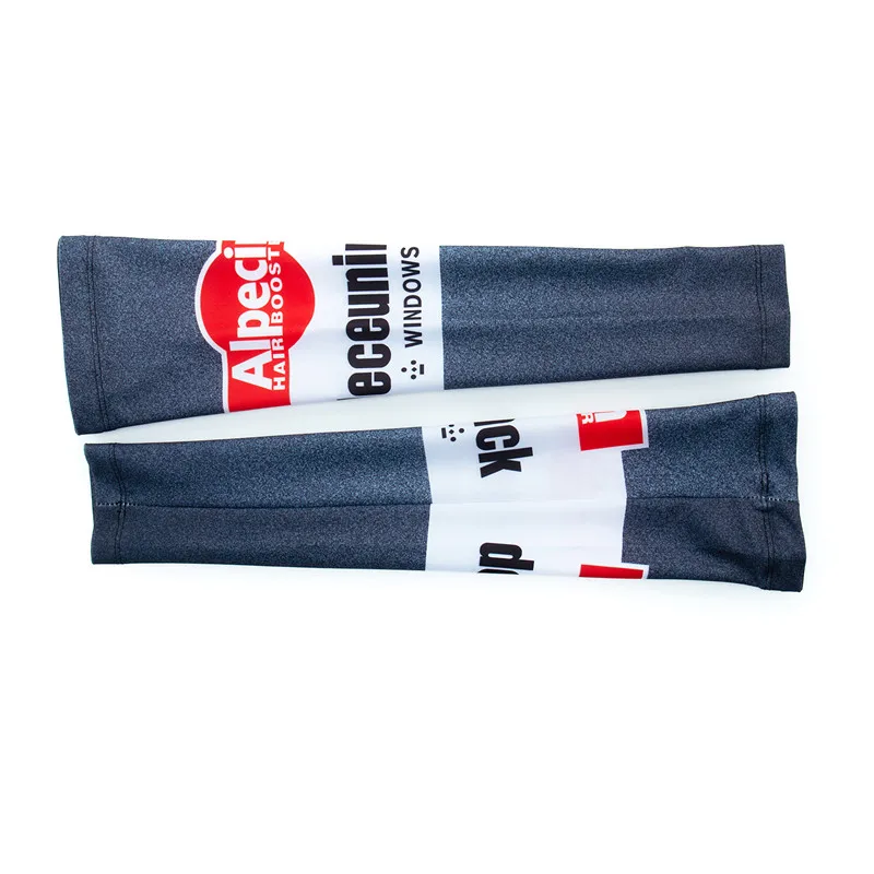 White 2025 Alpecin Team Bike Sleeves Arm Warmers Men Women Running Quick Dry Ropa Ciclismo MTB Cycling Arm Cuffs Protection 4