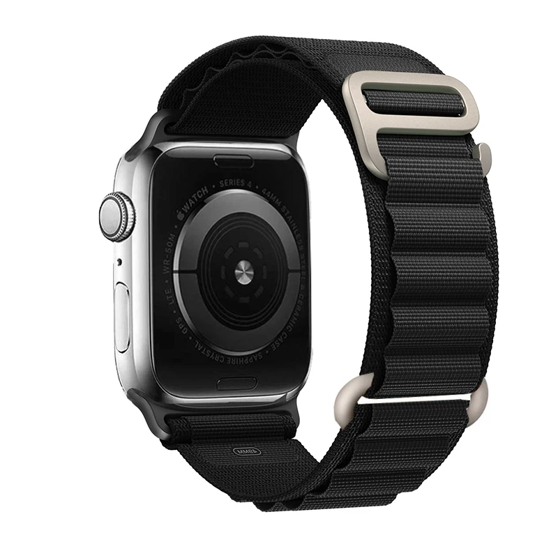 Alpine For apple watch Ultra band 49mm 44mm 40mm 45mm 41mm 38mm 42mm 44 mm Nylon bracelet iwatch series 9 5 4 3 6 7 8 se strap