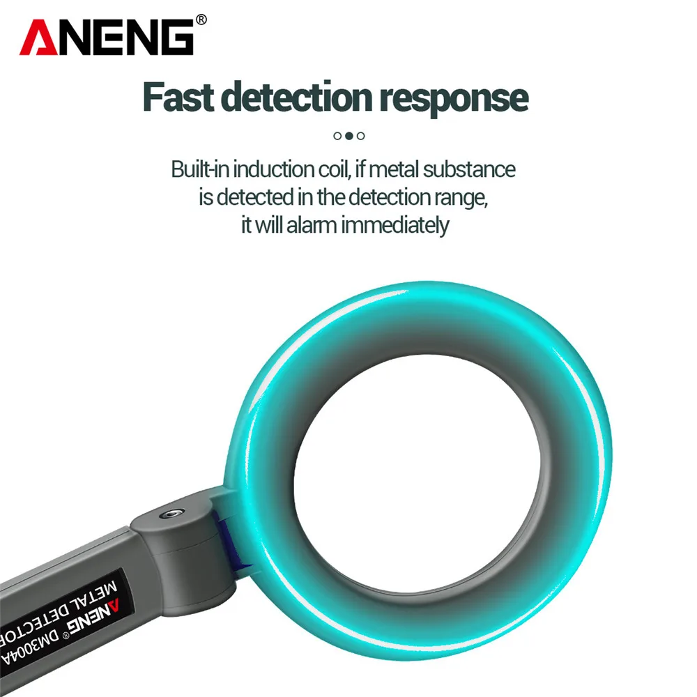 ANENG DM3004A Metal Detector High Sensitivity Body Search Tools Portable Handheld Security Super Scanner Tool Finder