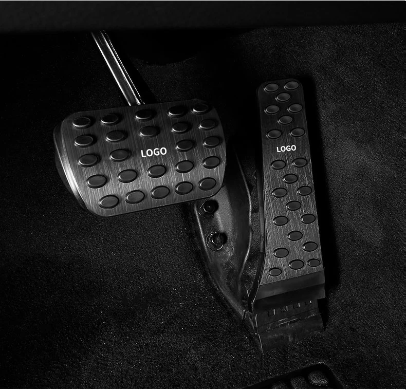 2pcs Fuel Gas Brake Pedals Pads Cover For Benz GLC X235 Class C W205