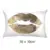 Golden Love Leaves Bronzing Cushion Decorative Pillow Black And White Velvet Pillowcase Home Decor Sofa Throw Pillows 17*17inch 23