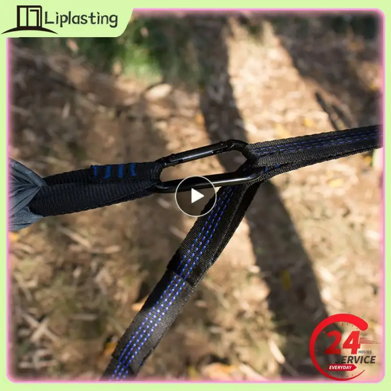 

Hammock Straps Special Reinforced Polyester Straps 5 Ring High Load-Bearing Barbed Black Outdoor Camping Hammock Straps