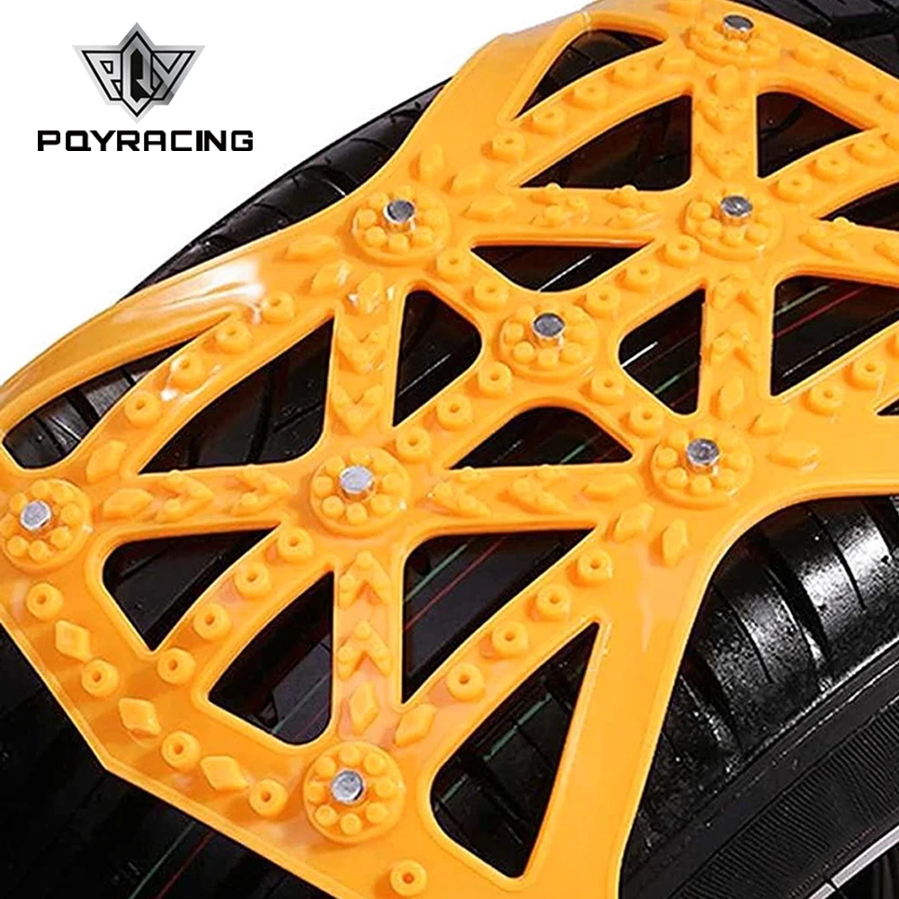 1 Pieces 165-265mm Car Snow Chains TPU Wheel Security Chains Adjustable Snow Tire Belt Emergency Anti-Skid Anti-Slip