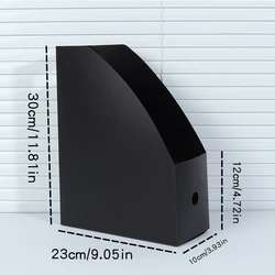 A4 Foldable Document Organizer with Large Capacity (Black)