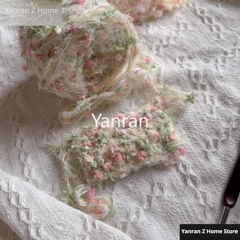 New Featured Hand Mixed Thread Forest Series Handmade Hook Weaving DIY Bag Card Hairband Weaving Christmas Decor Wool Yarn 50g 6